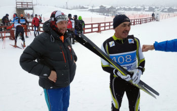 Bronze stafet  Mikael Jacobsen står til venstre for Hans Rafaelsen